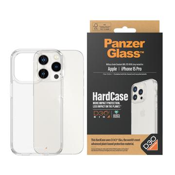 Custodia PanzerGlass HardCase con D3O per iPhone 15 Pro - Trasparente