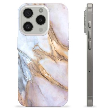 iPhone 15 Pro Custodia TPU - Marmo Elegante