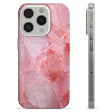 iPhone 15 Pro Custodia TPU - Quarzo Rosa