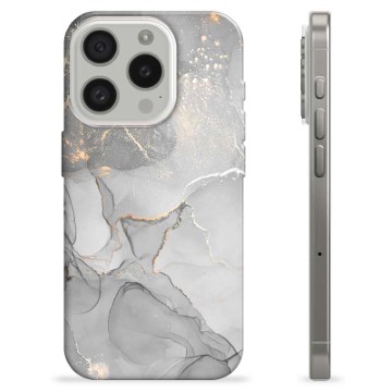 iPhone 15 Pro Custodia TPU - Greige Scintillante