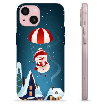 iPhone 15 Custodia TPU - Pupazzo di Neve