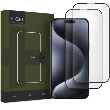 Proteggi Schermo in Vetro Temperato Hofi Premium Pro+ per iPhone 16 - 2 Pezzi