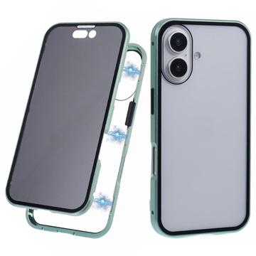 Custodia Magnetica con Vetro Temperato per iPhone 16 - Privacy