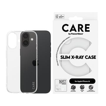 Custodia iPhone 16 PanzerGlass Care Fashion Slim X-Ray - Trasparente