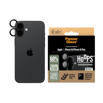 Protezione della lente della fotocamera PanzerGlass Hoops per iPhone 16/16 Plus