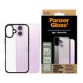 Custodia rigida per iPhone 16 Plus PanzerGlass - Nero / Trasparente