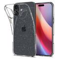 Custodia Spigen Liquid Crystal Glitter per iPhone 16 Plus - Trasparente