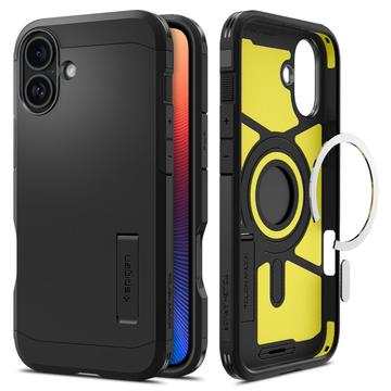 Custodia iPhone 16 Plus Spigen Tough Armor Mag - Nera