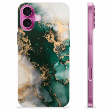 iPhone 16 Plus Custodia TPU - Marmo Giada