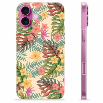 iPhone 16 Plus Custodia TPU - Fiori Rosa