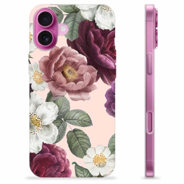 iPhone 16 Plus Custodia TPU - Fiori Romantici