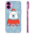 iPhone 16 Plus Custodia TPU - Orso di Natale