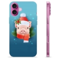 iPhone 16 Plus Custodia TPU - Maialino d'inverno