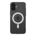 Custodia Ibrida per iPhone 16 Plus Tactical MagForce - Trasparente