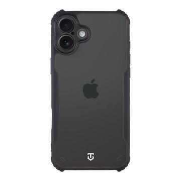 Custodia Tactical Quantum Stealth per iPhone 16 Plus con angoli rinforzati - trasparente / nera