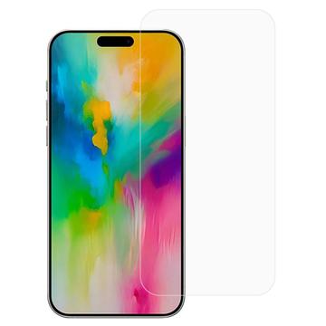 Pellicola Schermo in Vetro Temperato per iPhone 16 Plus - Case Friendly - Trasparente