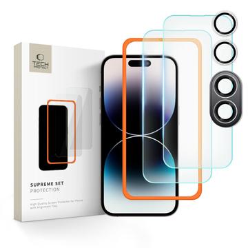 iPhone 16 Tech-Protect Set di protezione suprema - trasparente