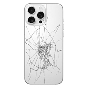 Riparazione della cover posteriore di iPhone 16 Pro - Solo vetro - White Titanium