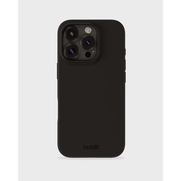 Custodia in silicone per iPhone 16 Pro Holdit - Nera