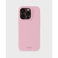 Custodia in silicone Holdit per iPhone 16 Pro - Rosa