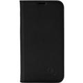 Custodia a Flip in Pelle JT Berlin BookCase Tegel per iPhone 16 Pro - Nera