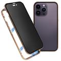 Custodia Magnetica con Vetro Temperato per iPhone 16 Pro - Privacy