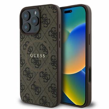 Custodia ad anello colorata per iPhone 16 Pro Max Guess 4G - Compatibile con MagSafe