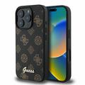 Custodia iPhone 16 Pro Max Guess Peony Script - Compatibile con MagSafe - Nera