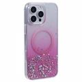 Custodia MagSafe per iPhone 16 Pro Max Sparkle Glow - Rosa