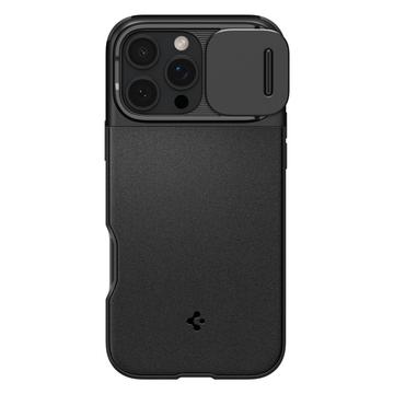 Custodia iPhone 16 Pro Max Spigen Optik Armor Mag - Nera