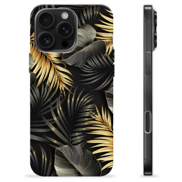 iPhone 16 Pro Max Custodia TPU - Foglie Dorate