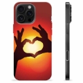 iPhone 16 Pro Max Custodia TPU - Siluetta del Cuore