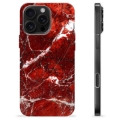 iPhone 16 Pro Max Custodia TPU - Marmo Rosso