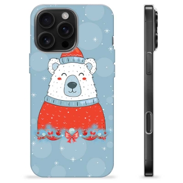 iPhone 16 Pro Max Custodia TPU - Orso di Natale