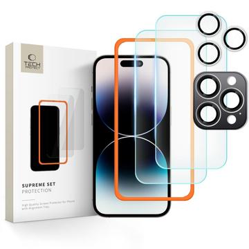 Set di protezione iPhone 16 Pro Max Tech-Protect Supreme - trasparente