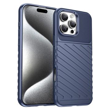 Cover in TPU Serie Thunder per iPhone 16 Pro Max - Blu