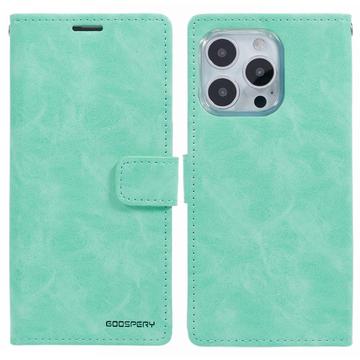 Custodia a portafoglio iPhone 16 Pro Mercury Goospery Blue Moon