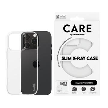 Custodia iPhone 16 Pro PanzerGlass Care Fashion Slim X-Ray - Trasparente