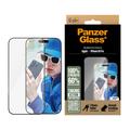 Proteggi Schermo PanzerGlass Ultra-Wide Fit EasyAligner per iPhone 16 Pro - Bordo Nero