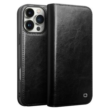 Custodia in pelle a portafoglio iPhone 16 Pro Qialino Classic