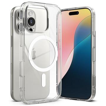 Custodia ibrida Ringke Fusion Magnetic per iPhone 16 Pro - Transparente