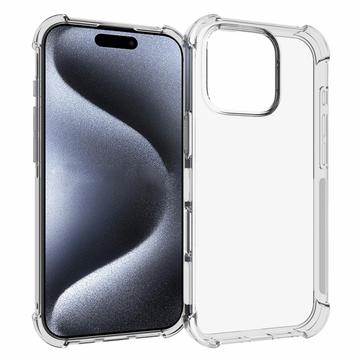 Custodia in TPU Antiurto per iPhone 16 Pro - Trasparente