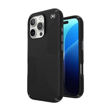 Custodia ibrida iPhone 16 Pro Speck Presidio2 Grip - Nera