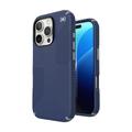 Custodia ibrida iPhone 16 Pro Speck Presidio2 Grip - Blu