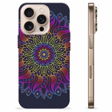 iPhone 16 Pro Custodia TPU - Mandala Colorata