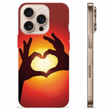 iPhone 16 Pro Custodia TPU - Siluetta del Cuore