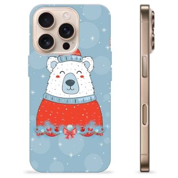 iPhone 16 Pro Custodia TPU - Orso di Natale