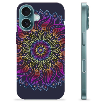 iPhone 16 Custodia TPU - Mandala Colorata