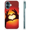 iPhone 16 Custodia TPU - Siluetta del Cuore