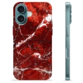 iPhone 16 Custodia TPU - Marmo Rosso